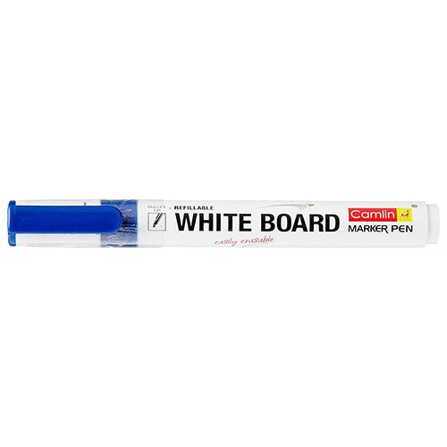 Camlin Kokuyo Whiteboard Marker Pen - Blue, 10 pcs
