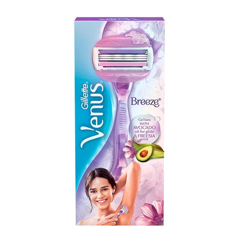 Gillette Venus Breeze - Hair Removal Razor For Women, 1 pc