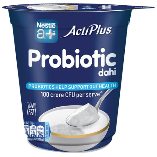 Nestle A+ ActiPlus Dahi - Probiotic Curd, 400 g Cup