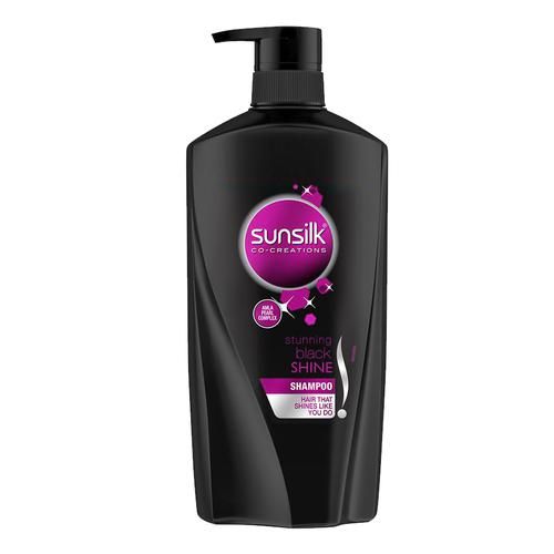 Sunsilk Stunning Black Shine Shampoo, 650 ml Bottle